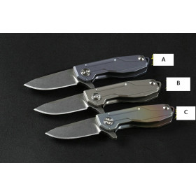 D2 Blade HY002 Folding Camping Knife Durable Titanium Blade Hunting Tactical Pocket Outdoor OEM Customizable UD405253